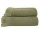Рушник Lotus Home. Rius olive оливкового кольору-90х170 - зображення 6