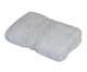 Махровое полотенце Romeo Soft. Earth белого цвета с кружевом-70х140 - изображение 1