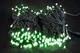 Уличная гирлянда нить профессиональная светодиодная Green 200 led 180 зеленых и 20 вспышек на елку дерево дом окно улицу яркая новогодняя хэллоуин внешняя морозостойкая линейная лед - изображение 1