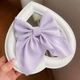 Бант для волосся на заколці бантик заколка шпилька Honey Fashion Accessories фіолетовий (12-292) - изображение 1