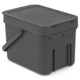 Мусорное ведро Brabantia Sort&Go 6 л темно-серый 109720 (00800380) - изображение 2