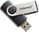 Pendrive Intenso Basic Line 16GB USB 2.0 Black-Silver (3503470) - obraz 2