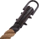 Канат для лазанья из сизаля с креплением COMBAT BATTLE ROPE Zelart FI-0910-15 15м коричневый - изображение 2