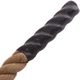 Канат для лазанья из сизаля с креплением COMBAT BATTLE ROPE Zelart FI-0910-15 15м коричневый - изображение 3