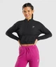 Кофта Gymshark Pippa Training Чорний XS B2A4S - зображення 1