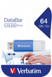 Pendrive Verbatim DataBar 64GB USB 2.0 Blue (49455) - obraz 5