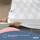 Наматрасник IDEIA "NORDIC СOMFORT LUXE" 140х200х35 см (з бортом по периметру), Білий 000035893 - зображення 8