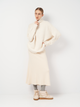 Свитер вязаный зимний теплый женский Piazza Italia 01349-4470 L/XL Ivory (2001349001046) - изображение 3