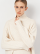 Свитер вязаный зимний теплый женский Piazza Italia 01349-4470 L/XL Ivory (2001349001046) - изображение 4