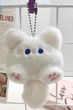 Маленький котик-брелок Kawaii білий - зображення 2