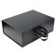 Подарункова коробка Gift Box Unlimited S2 Black 38 х 28,5 х 13,5 см на магнітах з ручками, Чорна - зображення 1