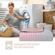 Покрывало IDEIA - Silhouette пудра двустороннее 220х240 - изображение 8