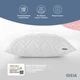 Подушка IDEIA 60x60 - Nordic Comfort стеганная белая - изображение 4