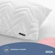 Подушка IDEIA 40x60 - Nordic Comfort plus стеганная на молнии белая - изображение 5