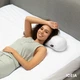 Подушка валик IDEIA 15х40 - Nordic Comfort з повітропроникною вставкою біла - зображення 7