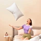 Подушка IDEIA 50x70 - Nordic Comfort Plus стьобана на блискавці сіра - зображення 8