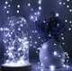 Светодиодная гирлянда Капля Росы 200 LED, 20м холодный белый свет, батарейки 3 АА SunLamp - изображение 4