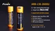 Акумулятор 18650 Fenix (2600 mAh) micro usb зарядка - изображение 8