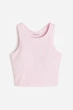 Спортивний топ H&M 1143646П M рожевий - зображення 6