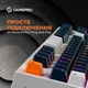 Клавіатура GamePro MK180W Outemu Red Hot-Swap підсвітка, біла 290642 - зображення 15