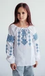 Дитяча вишиванка для дівчинки vishivano4ka 9016-3 110-116 біла - изображение 1