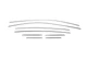 Окантовка окон Нержавейка Верхняя для Opel Astra K 2016-2021 гг - изображение 8