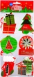 Бирки для подарунків Centrum Christmas 809501 Паперові Об'ємні 8.5х5 см 12 шт (2000998484187) - зображення 1