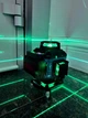 Лазерный уровень нивелир самовыравнивающийся куб 4D лазер 16 линий 360° градусов + магнитный кронштейн (зелёный луч) - изображение 9