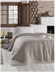 Покрывало вязаное Betires Home 220х240 MILENIA KOYU BEIGE - изображение 1