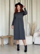Платье кашемировое длинное зимнее теплое женское Merlini Крети 700001411 L-XL Черное (700001411_2) - изображение 10