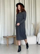 Платье кашемировое длинное зимнее теплое женское Merlini Крети 700001411 L-XL Черное (700001411_2) - изображение 11