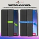 Чехол для планшета AIRON Premium для Lenovo Tab P12 Pro с защитной пленкой и салфеткой Black (4822352781108) - изображение 5