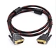 Кабель Ewell DVI 24+1, в обплетенні 1.5 м (EW691) - зображення 1