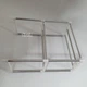 Полка для микроволновки 2 яруса настольная раздвижная Multi Function Telescopic Framework, органайзер-стеллаж на кухню телескопический, металлическая полка над микроволновкой для бытовой техники, посуды и мелочей PK-301 - изображение 3