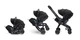 Автокрісло-коляска Doona X Infant Car Seat гр. 0+ 0-13 кг Nitro Black, SP450-20-033-015 - зображення 14
