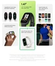 Фитнес-браслет смарт-часы Xiaomi Mi Smart Band 9 Active Black BHR9444GL - изображение 6