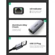 Сетевой адаптер UGREEN CМ209 USB 3.0-Gigabit Ethernet RJ45/Space Grey (UGR-50922) - изображение 2