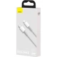 Кабель Baseus High Density Braided Type-C to Lightning PD 20W/2m/White (CATLGD-A02) - изображение 5