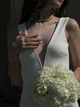 Комплект(намисто браслет та сережки кільце) зі стразами камінням вечірній Святковий новорічний - зображення 2