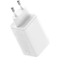 Сетевое зарядное устройство Baseus GaN6 Pro Fast Charger 2C+2U 65W + кабель Type-C to Type-C 100W (20V/5A) 1m (P10162701213-00) Moon White - изображение 2