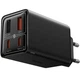 Сетевое зарядное устройство Baseus GaN6 Pro Fast Charger 2C+2U 65W + кабель Type-C to Type-C 100W (20V/5A) 1m (P10162701113-00) Cluster Black - изображение 4
