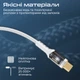 Кабель Promate Lucidline-CC120 USB-C to USB-C 100W Power Delivery 1.2 м White (lucidline-cc120.white) - изображение 5