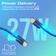Кабель Promate EcoLine-Ci120 USB-C to Lightning 27W Power Delivery 1.2 м Navy (ecoline-ci120.navy) - изображение 2