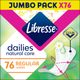Прокладки гігієнічні Libresse Natural Care Dailies Regular 1 крапля 76 шт (7322542083819) - зображення 1