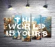Модульная картина Крис Беллини Мир принадлежит вам - The world is yours 100x72 см Модуль №4 (004945) - изображение 1