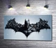 Картина Грізний Бетмен (Batman) з крилами-силуетами вояків 60x34 см Модуль №1 (001019) - зображення 1