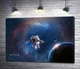 Картина Космонавт у відкритому космосі на тлі землі 60x42 см Модуль №1 (003851) - зображення 1