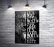 Картина Лев і напис "It's not over when you lose, it's over when you quit" 43x60 см Модуль №1 (005245) - зображення 1