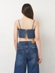 Футболка женская Zara 6045/217 M/L Темно-Синяя (06045217400988) - изображение 2