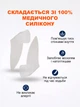 Бурсопротектор c разделителем большого пальца ноги корректор силиконовый фиксатор белый - изображение 4